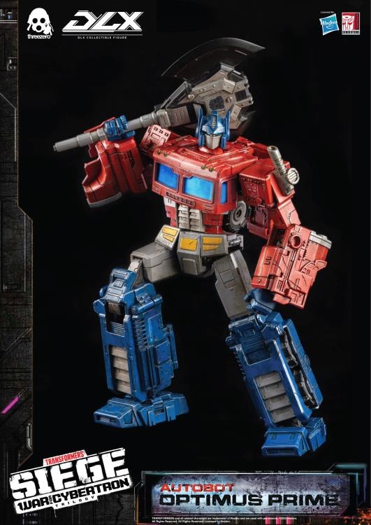 Transformers: War for Cybertron Trilogy DLX Scale Collectible Series Autobot Optimus Prime Action Figure (Reissue)