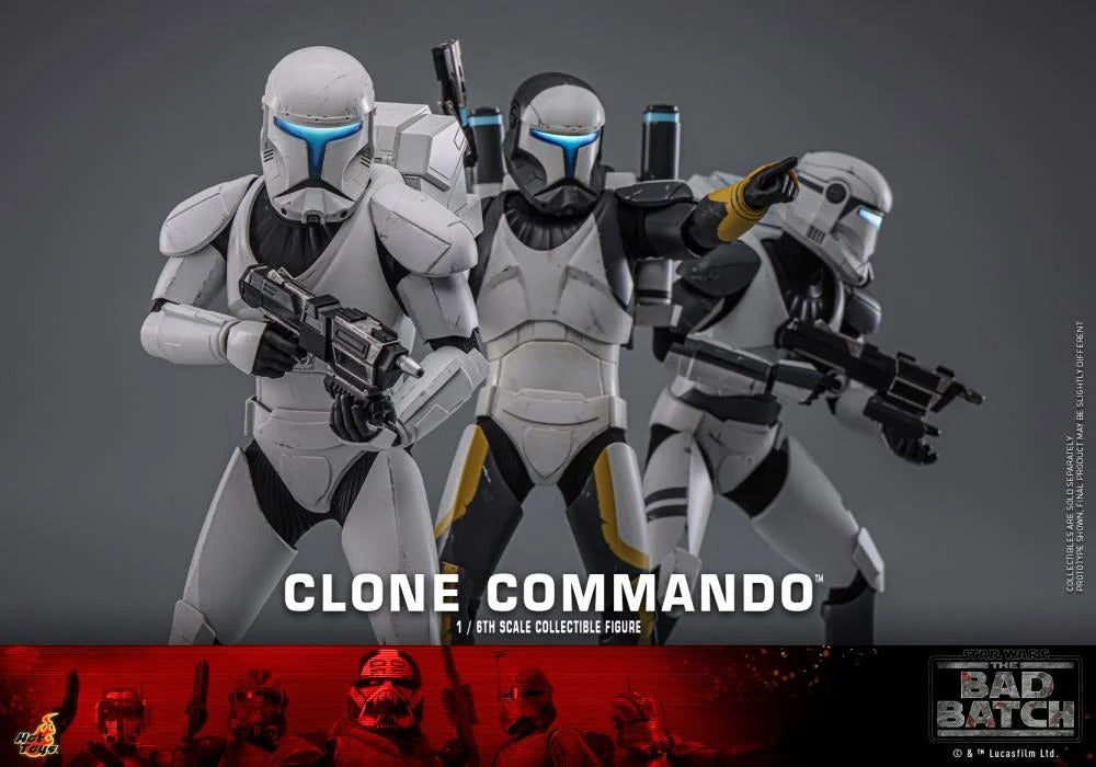 Star Wars: The Bad Batch - Clone Commando 1/6th Scale Collectible Figure - TMS131