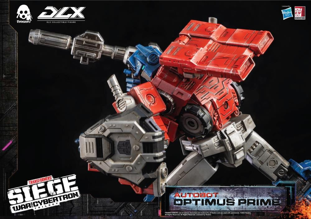 Transformers: War for Cybertron Trilogy DLX Scale Collectible Series Autobot Optimus Prime Action Figure (Reissue)