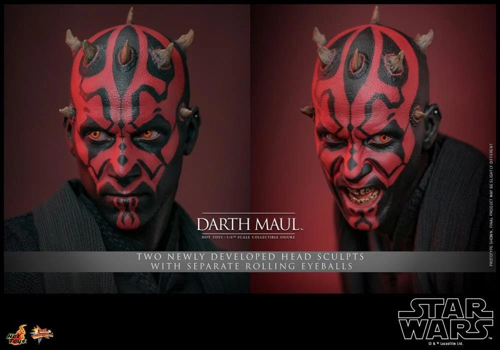 Star Wars: The Phantom Menace - Darth Maul With Sith Speeder 1/6th Scale Collectible Figure Set - MMS749