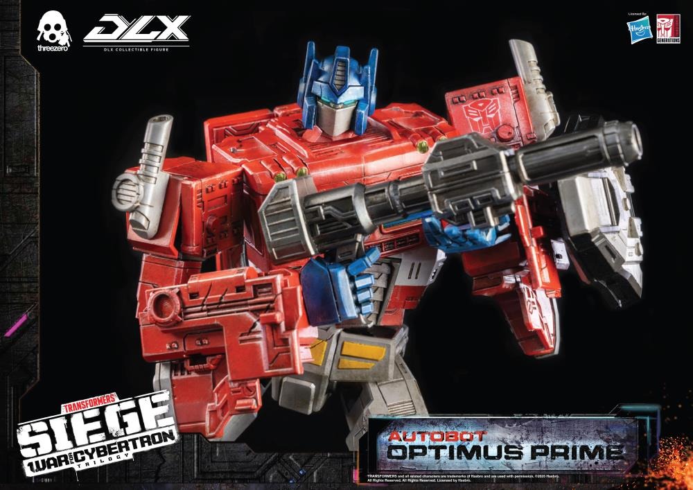 Transformers: War for Cybertron Trilogy DLX Scale Collectible Series Autobot Optimus Prime Action Figure (Reissue)