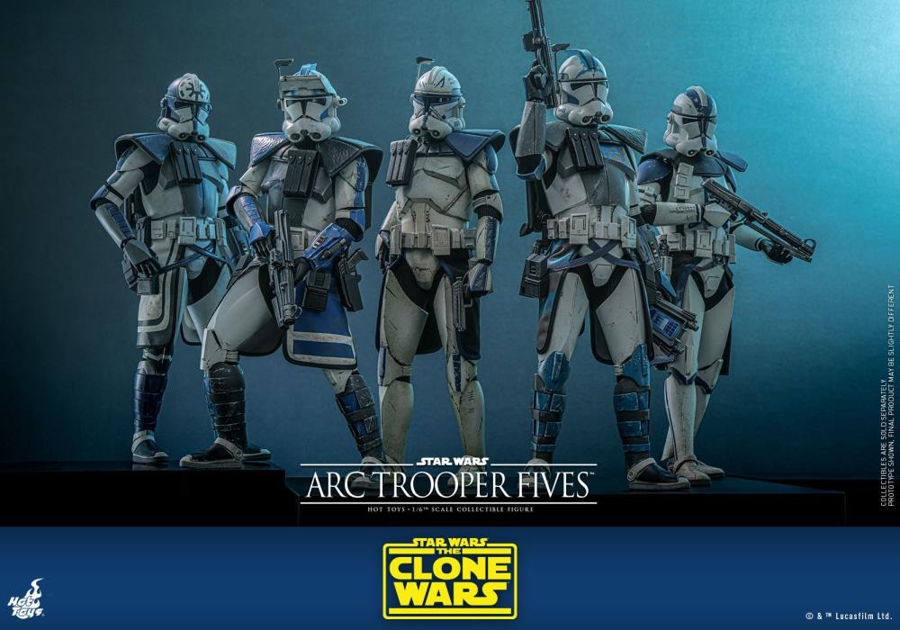 Star Wars: The Clone Wars - Arc Trooper Fives 1/6th Scale Collectible Figure - TMS132