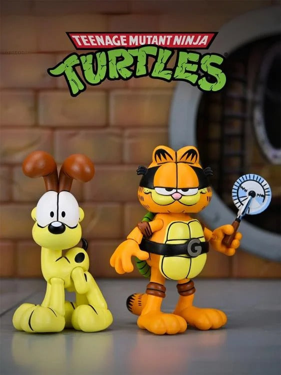 Teenage Mutant Ninja Turtles x Garfield Ultimate Garfello & Odie (Archie Comics) Action Figure Set
