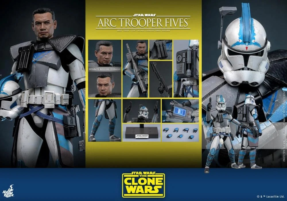 Star Wars: The Clone Wars - Arc Trooper Fives 1/6th Scale Collectible Figure - TMS132