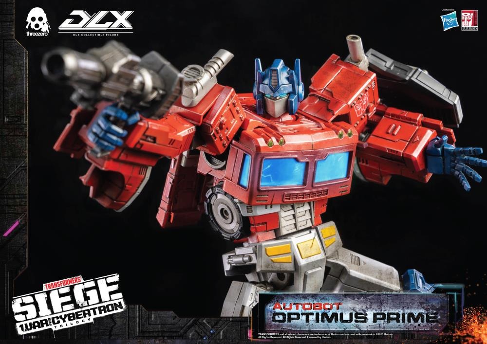 Transformers: War for Cybertron Trilogy DLX Scale Collectible Series Autobot Optimus Prime Action Figure (Reissue)