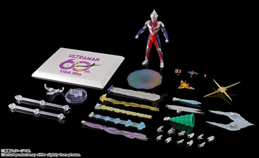 Ultraman Tiga S.H.Figuarts -Shinkocchou Seihou- Ultraman Tiga Multi Type (30th Anniversary Edition) Action Figure (Preorder Oct 2026)