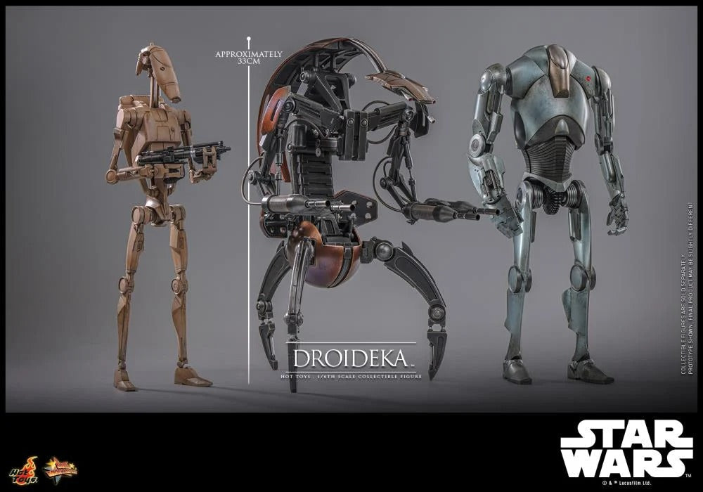 Star Wars: The Phantom Menace - Droideka 1/6th Scale Collectible Figure - MMS755