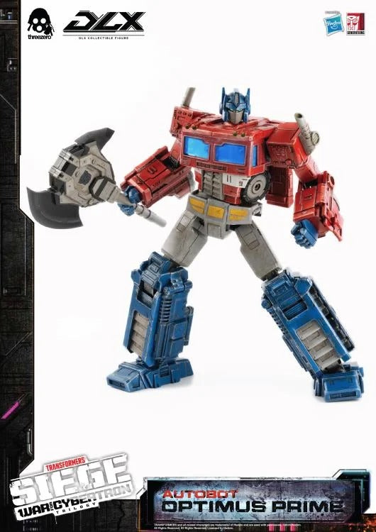 Transformers: War for Cybertron Trilogy DLX Scale Collectible Series Autobot Optimus Prime Action Figure (Reissue)