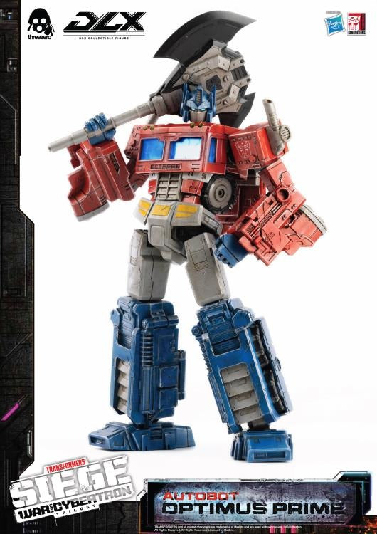 Transformers: War for Cybertron Trilogy DLX Scale Collectible Series Autobot Optimus Prime Action Figure (Reissue)