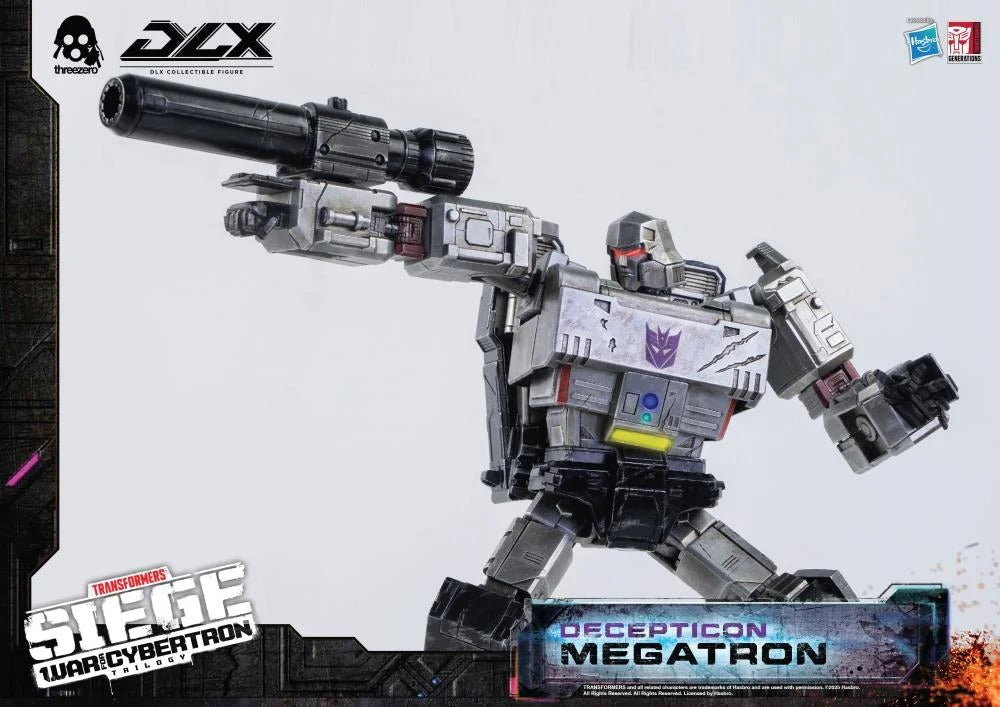 Transformers: War for Cybertron Trilogy DLX Scale Collectible Series Decepticon Megatron Action Figure (Reissue)