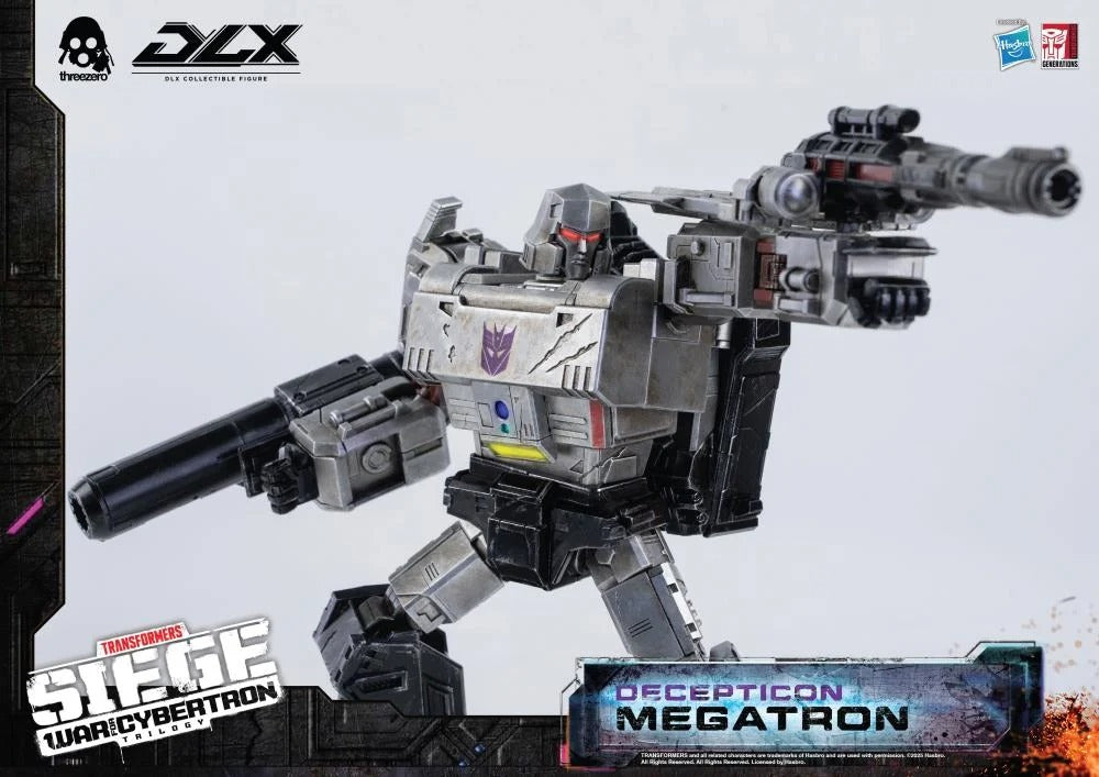 Transformers: War for Cybertron Trilogy DLX Scale Collectible Series Decepticon Megatron Action Figure (Reissue)