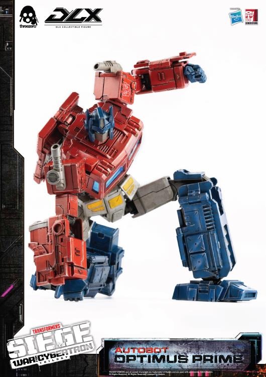 Transformers: War for Cybertron Trilogy DLX Scale Collectible Series Autobot Optimus Prime Action Figure (Reissue)