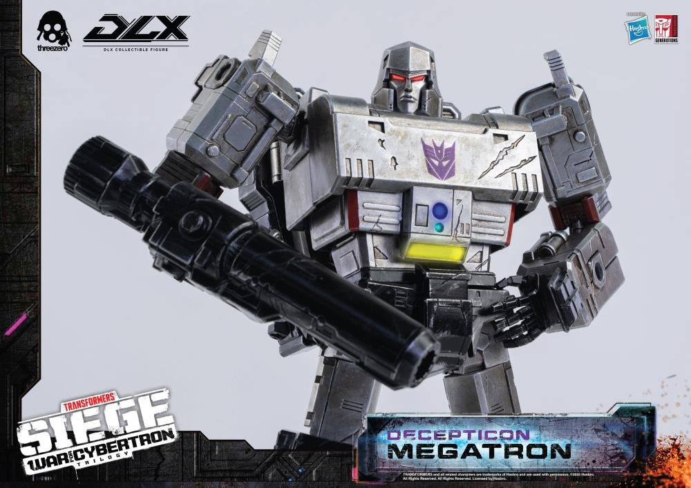 Transformers: War for Cybertron Trilogy DLX Scale Collectible Series Decepticon Megatron Action Figure (Reissue)