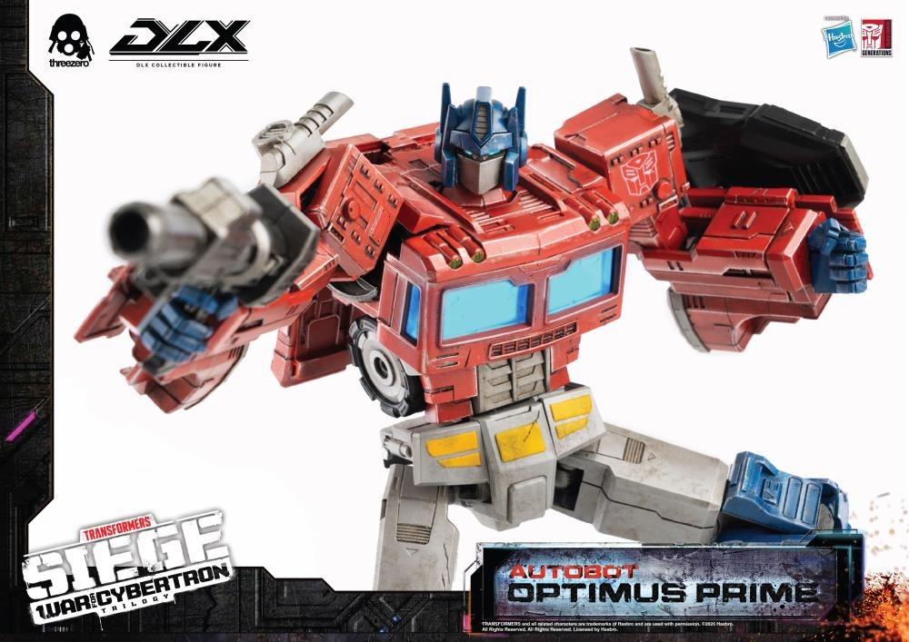 Transformers: War for Cybertron Trilogy DLX Scale Collectible Series Autobot Optimus Prime Action Figure (Reissue)