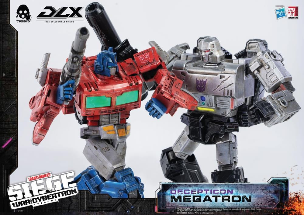 Transformers: War for Cybertron Trilogy DLX Scale Collectible Series Decepticon Megatron Action Figure (Reissue)
