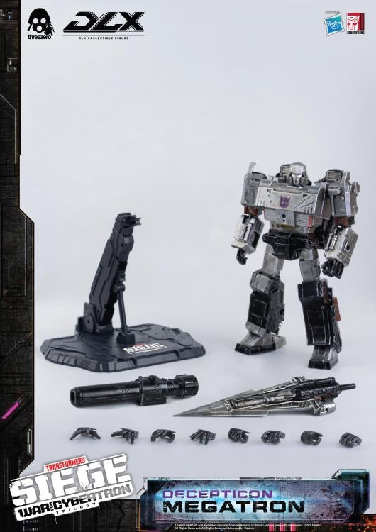 Transformers: War for Cybertron Trilogy DLX Scale Collectible Series Decepticon Megatron Action Figure (Reissue)