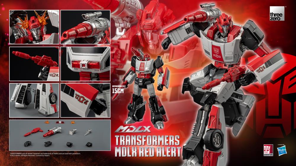 Transformers MDLX Articulated Figure Series Red Alert (preorder Dec 2025)