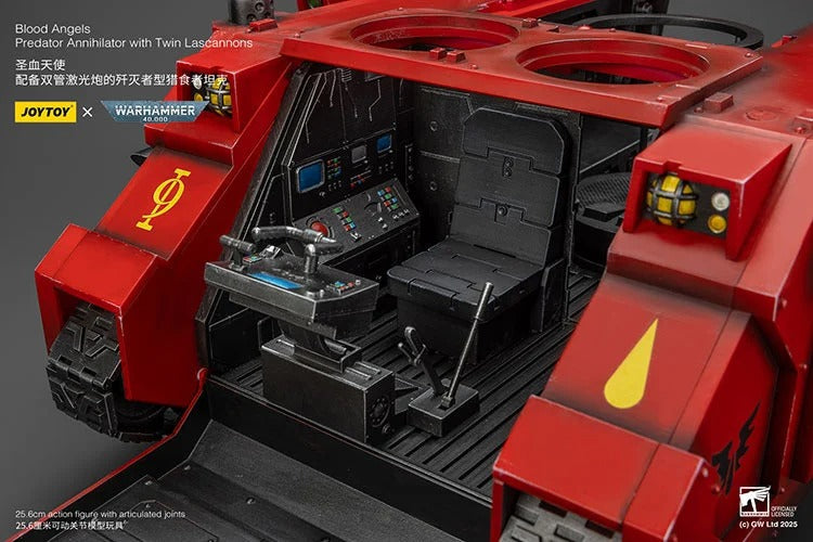 Warhammer 40K Blood Angels Predator Annihilator with Twin Lascannons 1/18 Scale Vehicle
