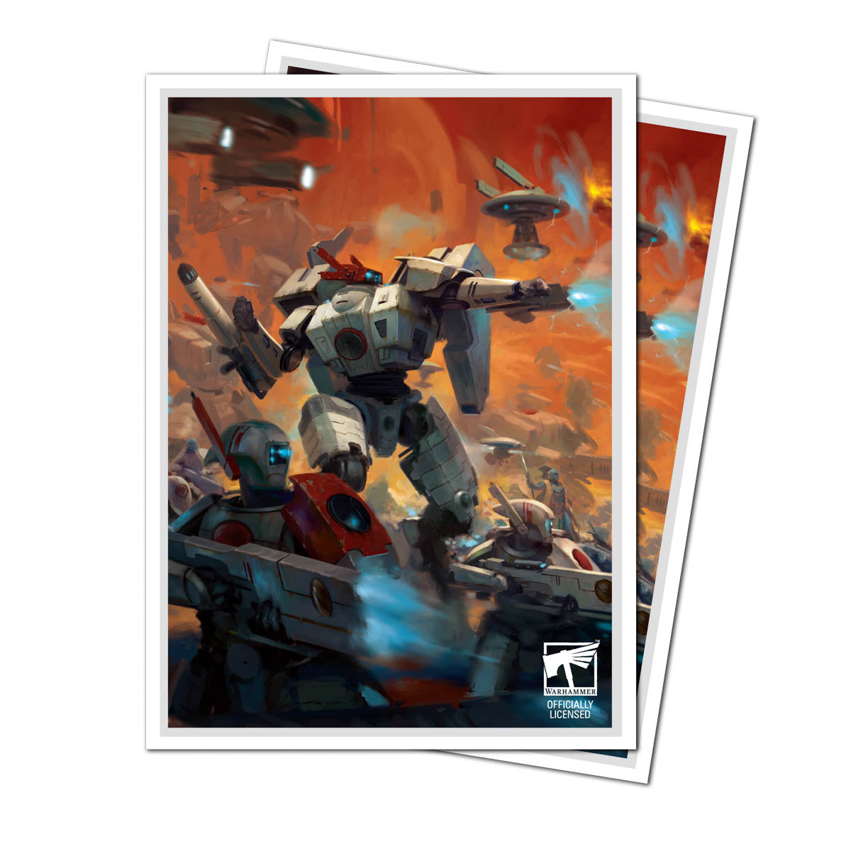 Ultra Pro - Tau Empire - 105ct Apex Deck Protector Sleeves for Warhammer 40,000