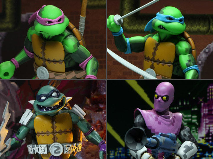 TMNT: Turtles in Time Wave 1 Set of 4 Figures