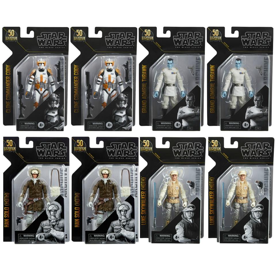 Star Wars: The Black Series Archive Collection Wave 3 ( 1 Case Pack of 8 )