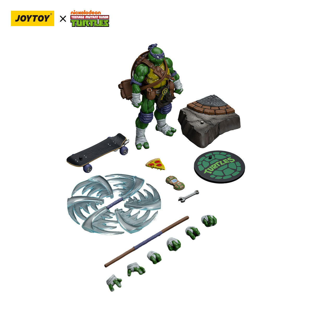 TMNT - 1/18 Scale Teenage Mutant Ninja Turtles - SET OF 4