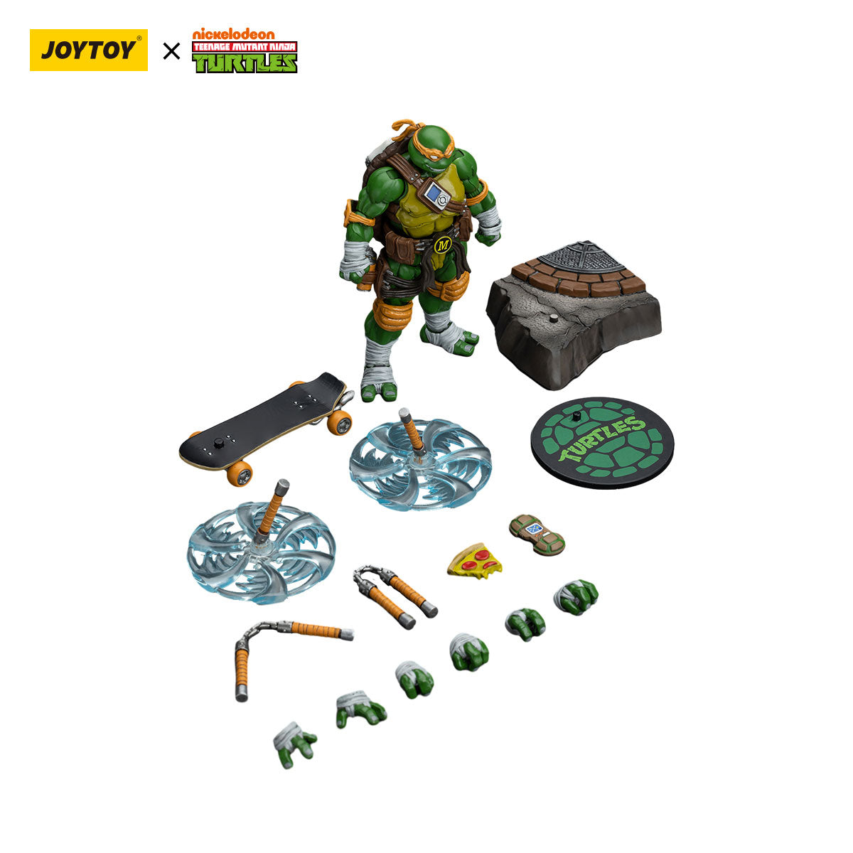 TMNT - 1/18 Scale Teenage Mutant Ninja Turtles - SET OF 4