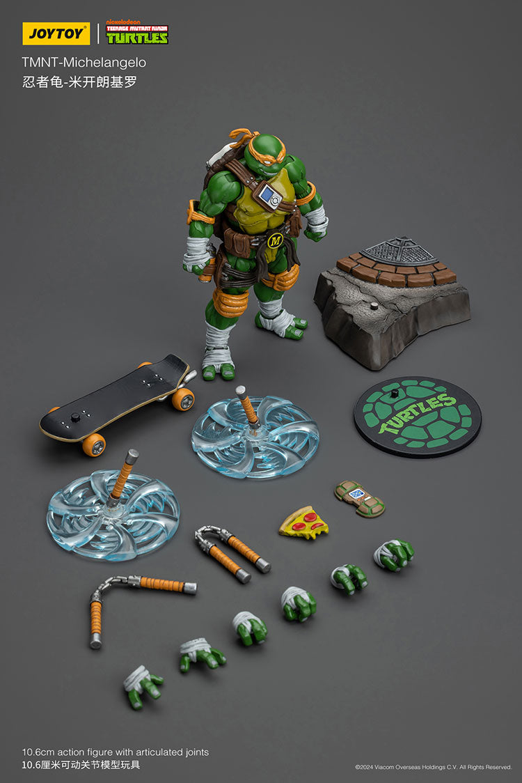 TMNT - 1/18 Scale Teenage Mutant Ninja Turtles - SET OF 4