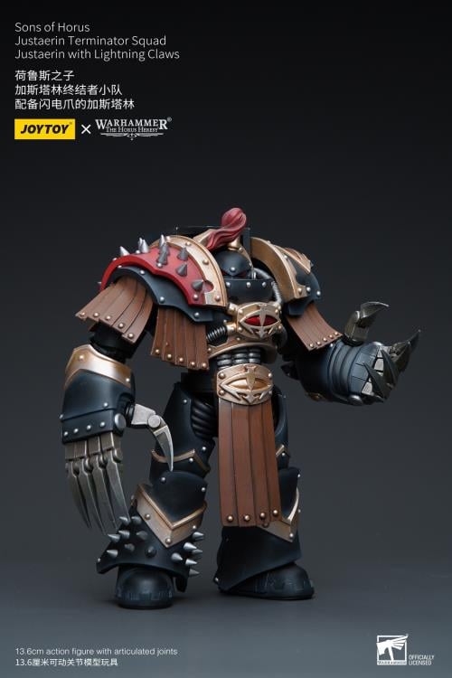 Warhammer 40K - Sons of Horus Justaerin Terminator Squad - with Lightning Claws 1/18 Scale Action Figure