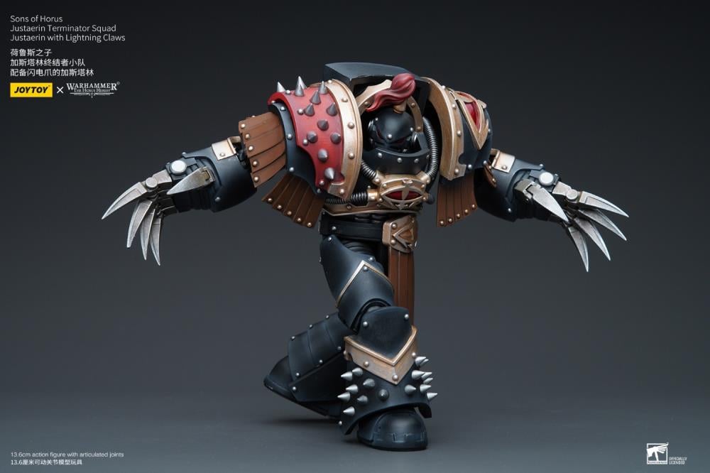 Warhammer 40K - Sons of Horus Justaerin Terminator Squad - with Lightning Claws 1/18 Scale Action Figure