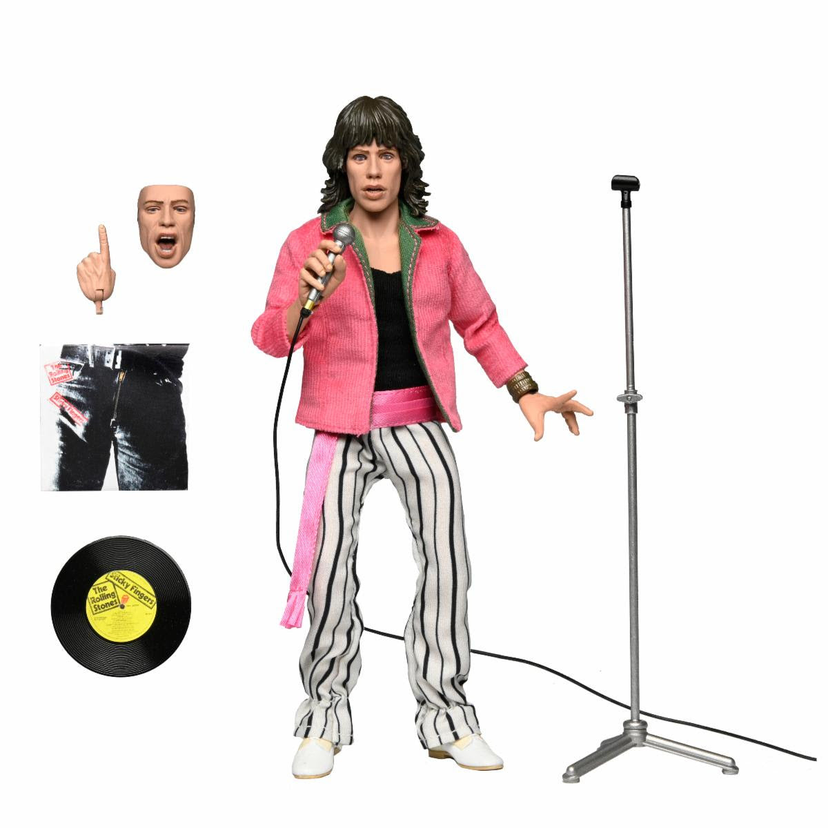 The Rolling Stones - 8” Clothed Action Figure - Mick Jagger (1975) Figure (Preorder Feb/Mar 2026)