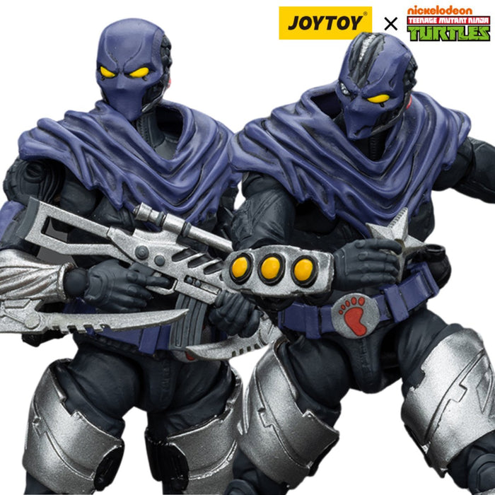 TMNT - 1/18 Scale Teenage Mutant Ninja Turtles - Foot Soldier SET OF 2 (Both Versions)
