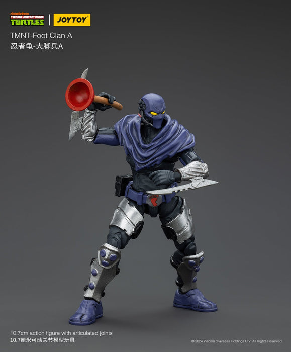 TMNT - 1/18 Scale Teenage Mutant Ninja Turtles - Foot Soldier SET OF 2 (Both Versions)