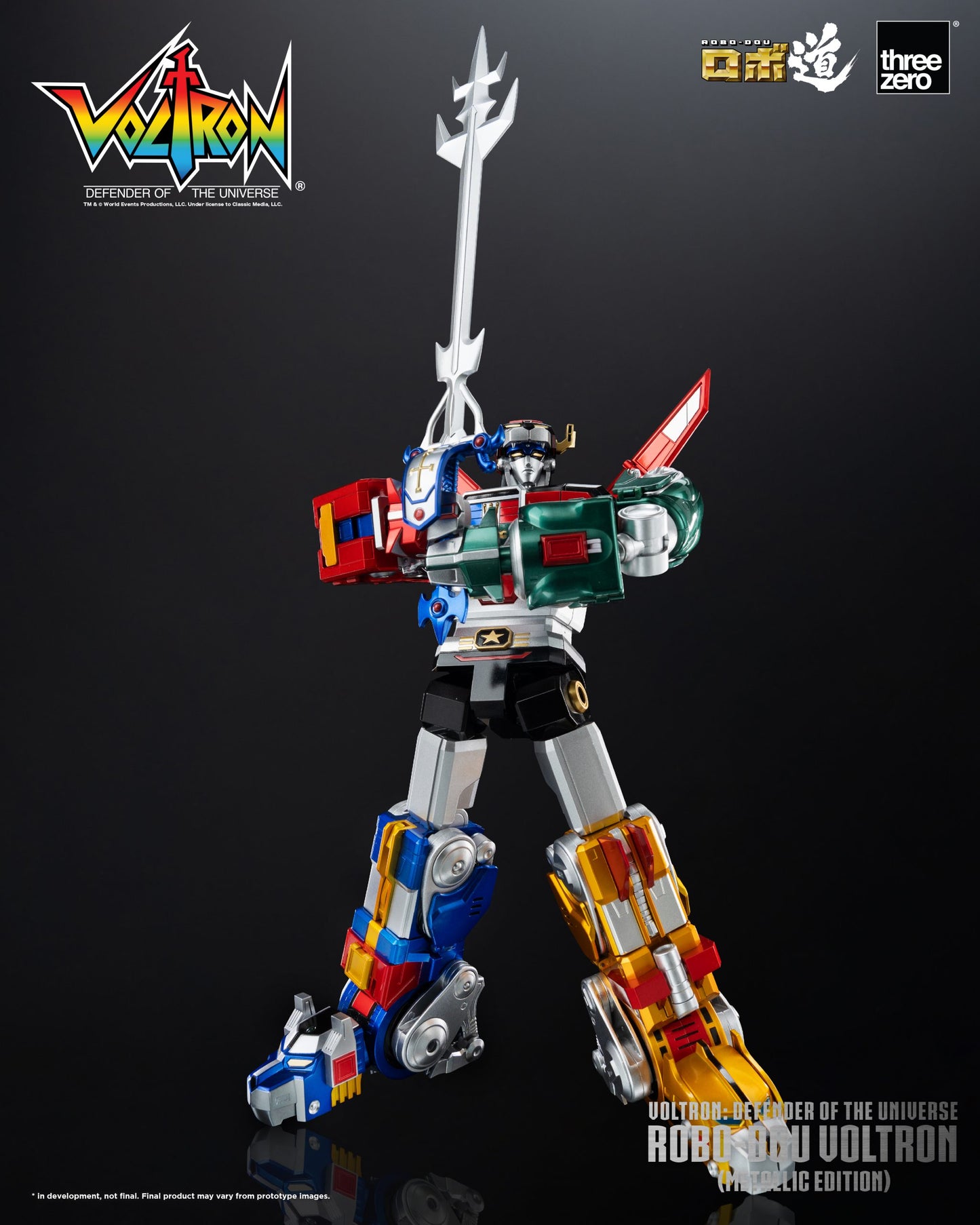 Voltron: Defender of the Universe ROBO-DOU Voltron (Metallic Edition)