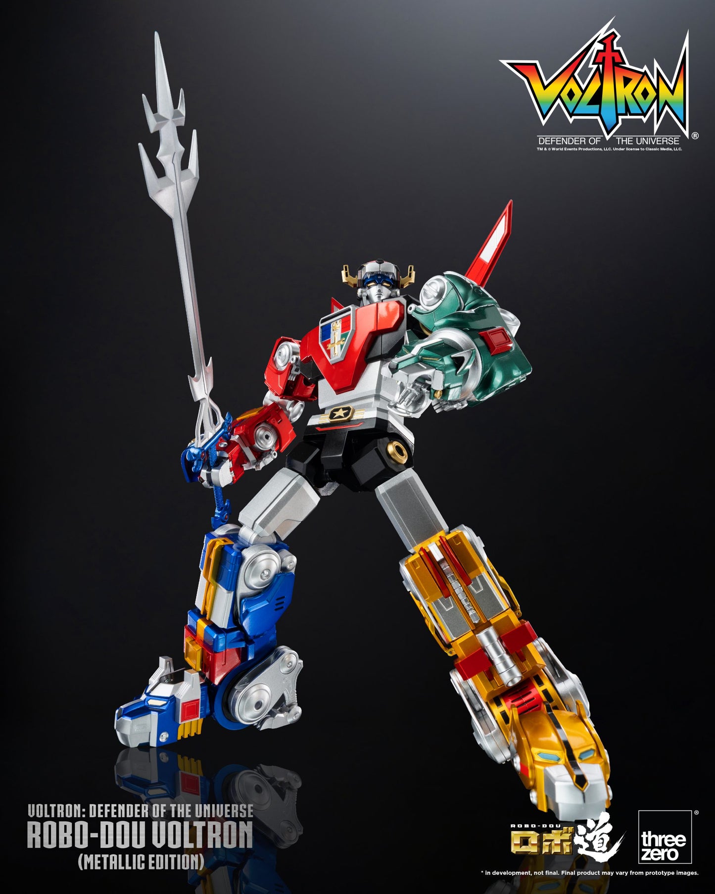 Voltron: Defender of the Universe ROBO-DOU Voltron (Metallic Edition)