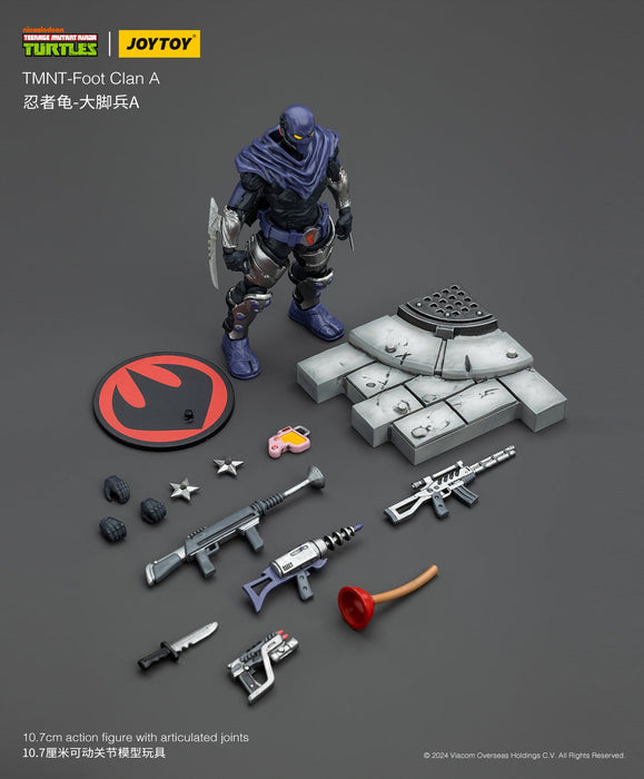 TMNT - 1/18 Scale Teenage Mutant Ninja Turtles - Foot Soldier SET OF 2 (Both Versions)